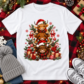 Christmas Highland Cows T-Shirt